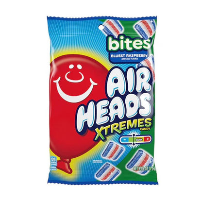 Airheads Xtremes Bites Blue Raspberry 6 oz Perfetti Van Melle