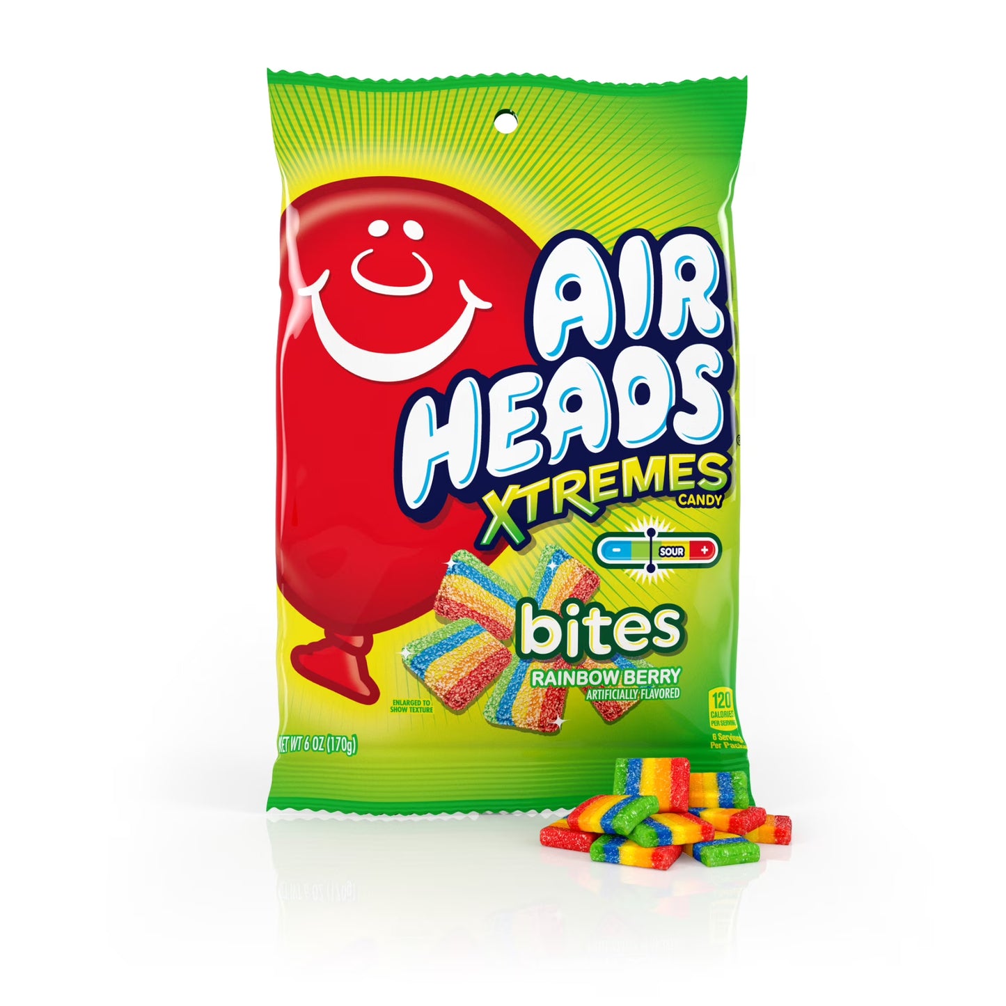 Airheads Xtremes Rainbow Berry 6 oz Perfetti Van Melle