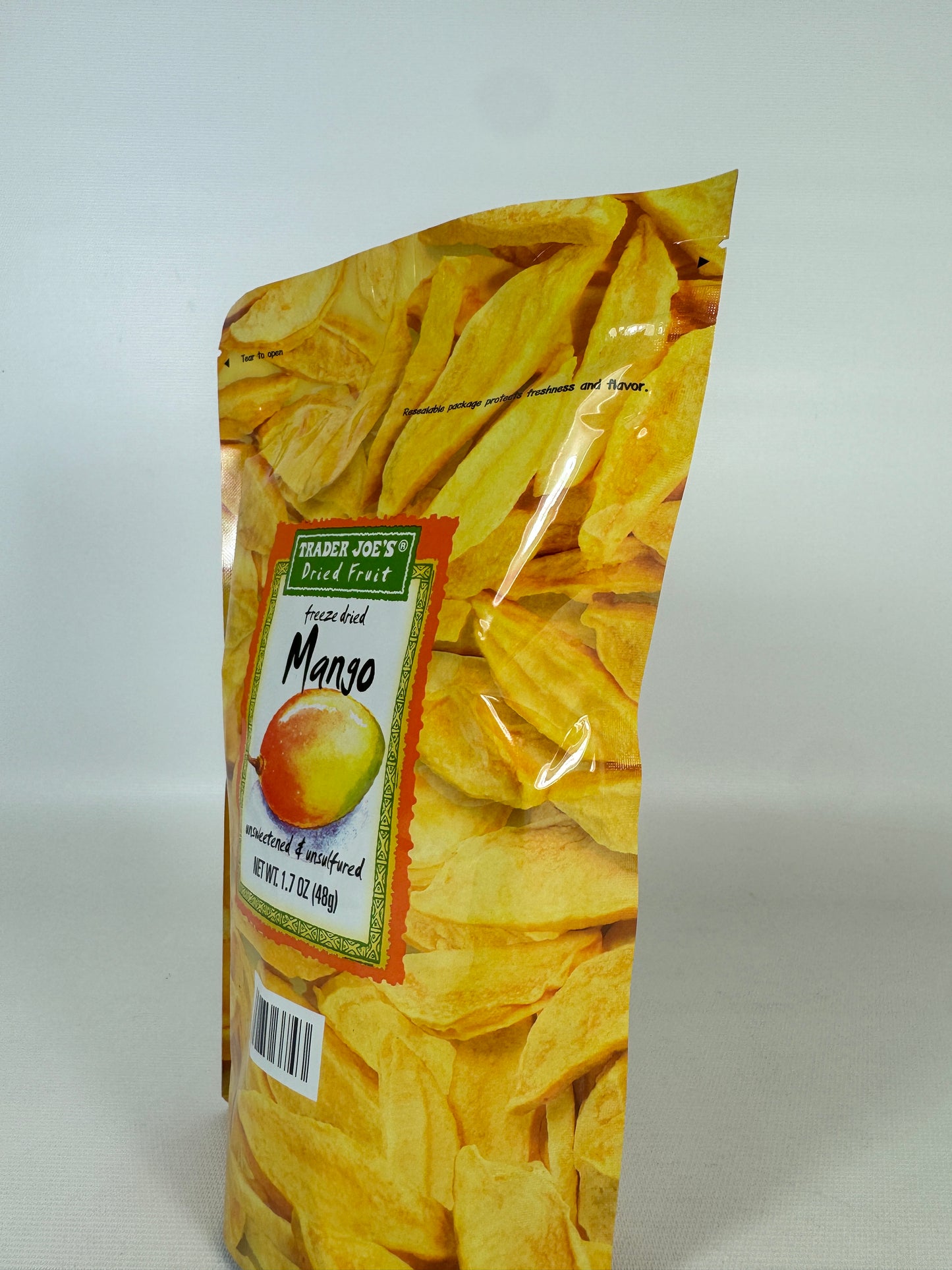 Trader Joe's Freeze-Dried Mango — 1.7 oz (48 g)