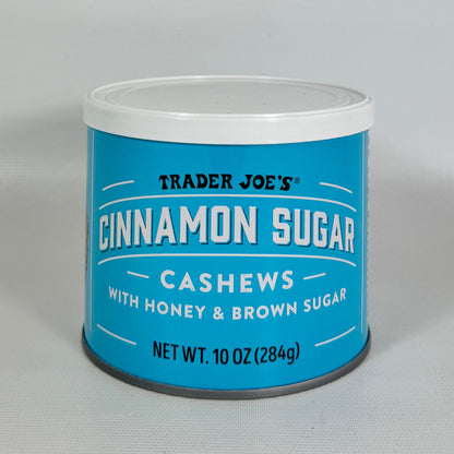 Trader Joe's Cinnamon Sugar Cashews with Honey and Brown Sugar — 10 oz (283 g)