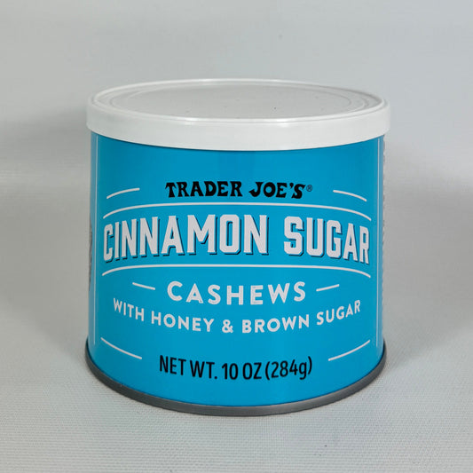 Trader Joe's Cinnamon Sugar Cashews with Honey and Brown Sugar — 10 oz (283 g)