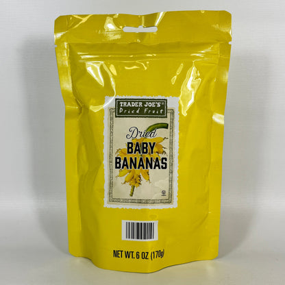 Trader Joe's Dried Baby Bananas — 6 oz (170 g)