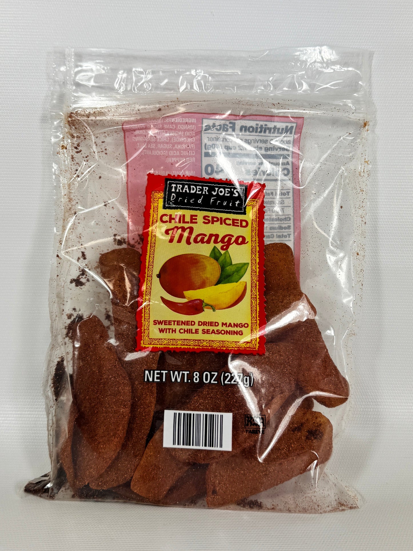 Trader Joe's Dried Fruit Chile Spiced Mango — 8 oz (227 g)
