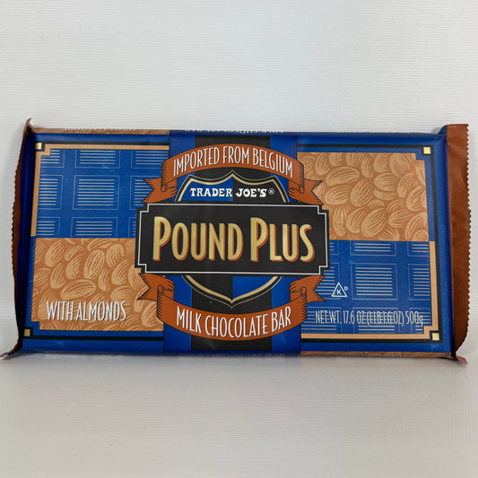 Trader Joe's Milk Chocolate Bar with Almonds — 17.6 oz (500 g)
