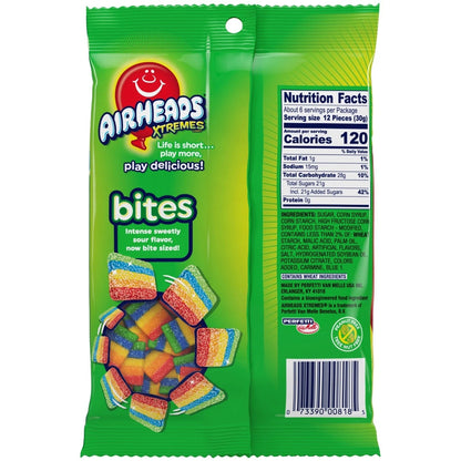 Airheads Xtremes Rainbow Berry 6 oz - Northbound Goods Sour Candy